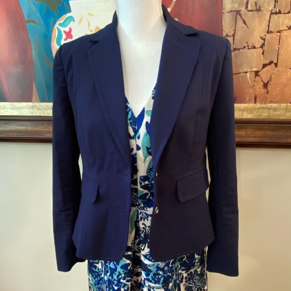 Deep blue blazer